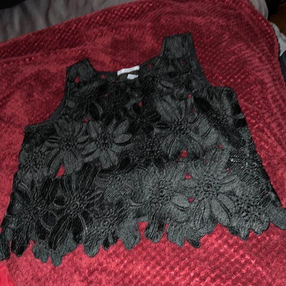 ANTHROPOLOGIE ACEMI Sleeveless Lace Blouse Sz Small - Picture 2 of 9